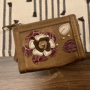 Relic Wallet with Flower Detailing